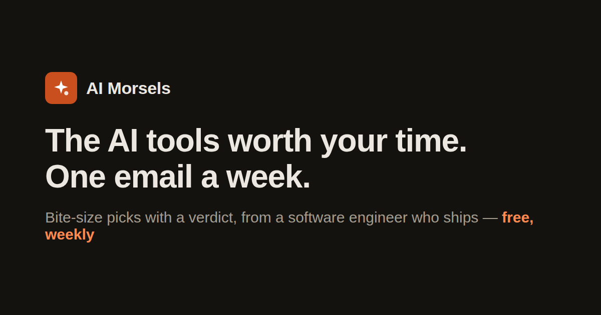 I built a newsletter that my home server mostly writes for me logo